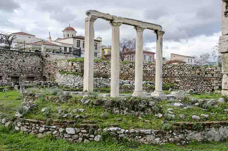 102 - Grecia - Atenas - Biblioteca de Adriano